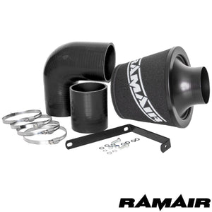 Ramair Performance Foam Induction Kit for VW MK5 Golf R32 3.2 V6 - Black Hoses - Wayside Performance