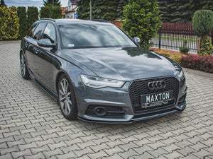 Maxton Design Front Splitter Audi S6/A6 S-Line C7 Facelift - Wayside Performance