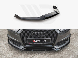 Maxton Design Front Splitter Audi S6 / A6 S-Line C7 Facelift - Wayside Performance