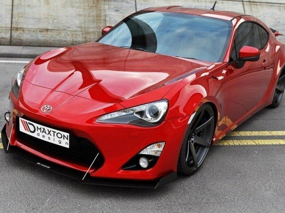 Front Racing Splitter Toyota Gt86 (With Wings) (2012-2016) - Wayside Performance 