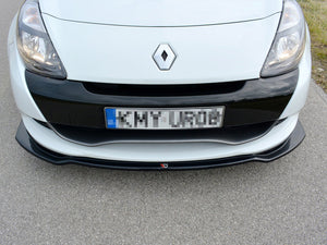 Maxton Design Front Splitter V.1 Renault Clio Mk3 Rs Facelift (2009-2012) - Wayside Performance