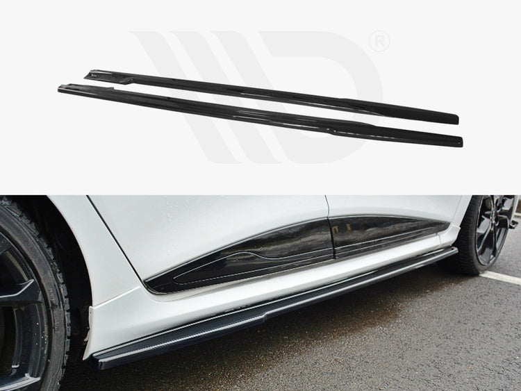 Maxton Design Side Skirts Splitters Renault Clio Mk4 Rs (2013-2019) - Wayside Performance