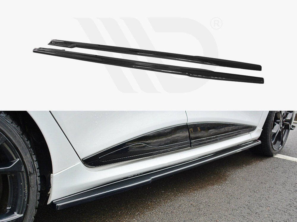 Maxton Design Side Skirts Splitters Renault Clio Mk4 Rs (2013-2019) - Wayside Performance 