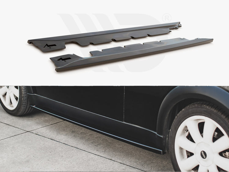 Maxton Design Side Skirts Splitters Mini Cooper/ One R50 (2001-2006) - Wayside Performance