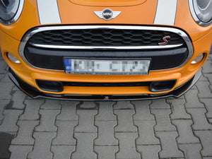 Maxton Design Front Splitter Mini Cooper S Mk3 Pre-facelift 3 Door (F56) (2014-2017) - Wayside Performance