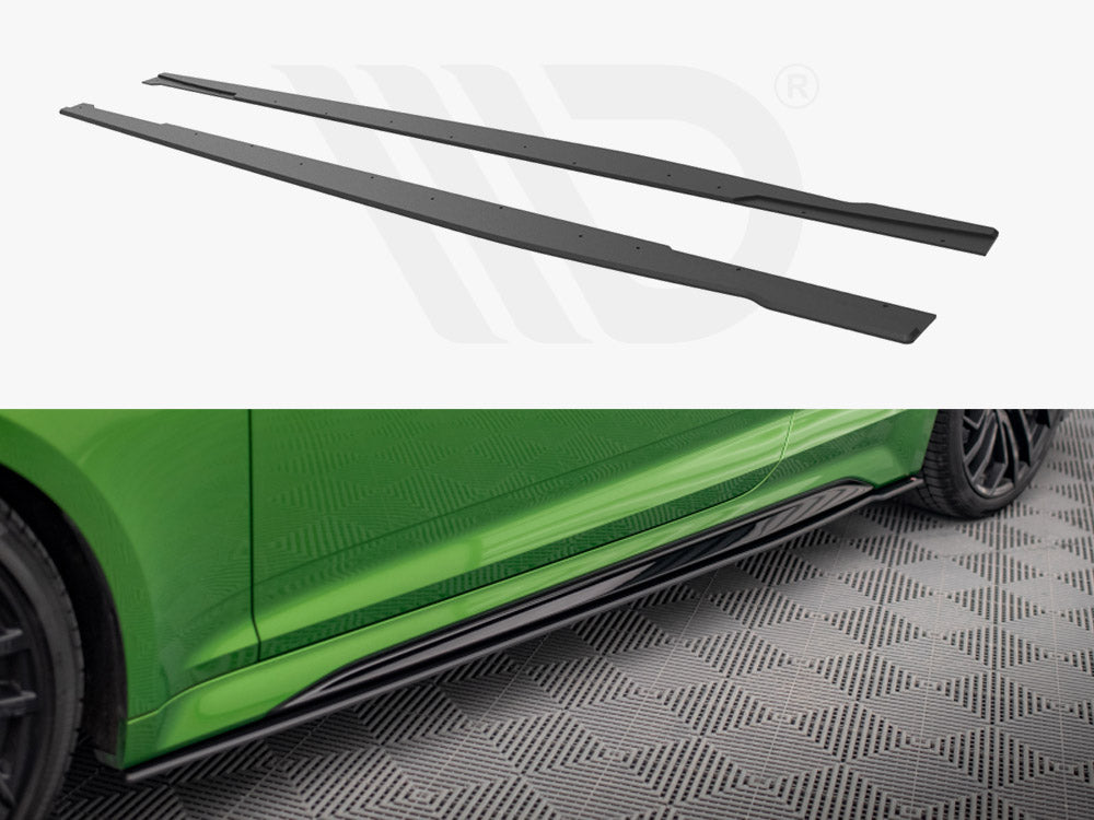 Street Pro Side Skirts Diffusers Audi Rs5 Coupe F5 Facelift - Wayside Performance 