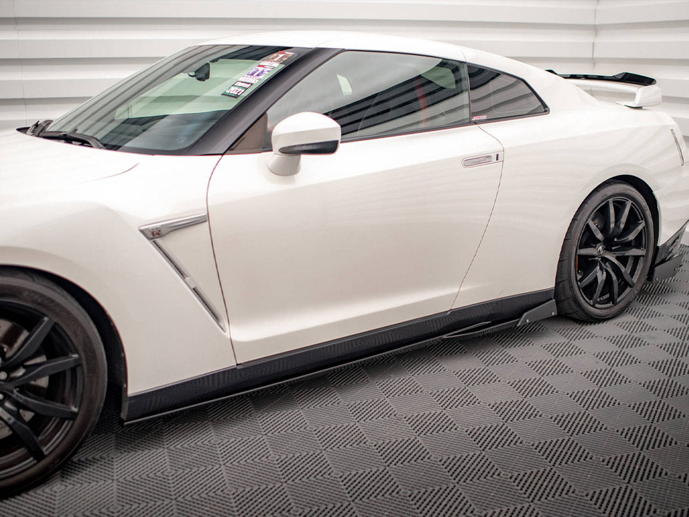 Side Skirts Diffusers + Flaps Nissan Gtr R35 Facelift - Wayside Performance