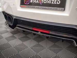 Central Rear Splitter + Flaps Nissan Gtr R35 Facelift - Wayside Performance