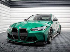 Maxton Design Carbon Fiber Front Splitter V.1 BMW M4 G82/M3 G80 - Wayside Performance