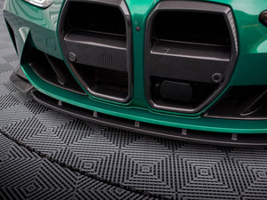 Maxton Design Carbon Fiber Front Splitter V.1 BMW M4 G82/M3 G80 - Wayside Performance