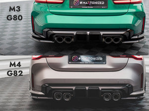 Maxton Design Carbon Fiber Rear Diffuser BMW M4 G82/M3 G80 - Wayside Performance