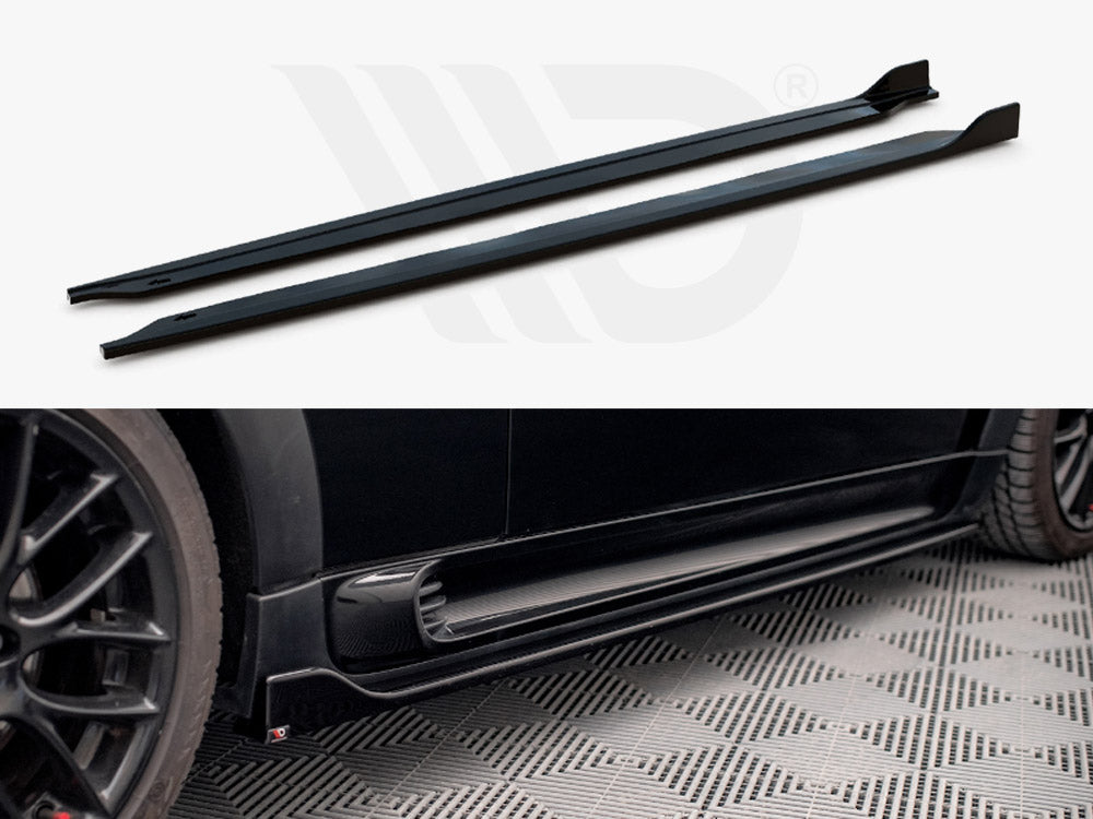 Maxton Design Side Skirts Diffusers V.2 Mini Cooper John Cooper Works R56 - Wayside Performance 