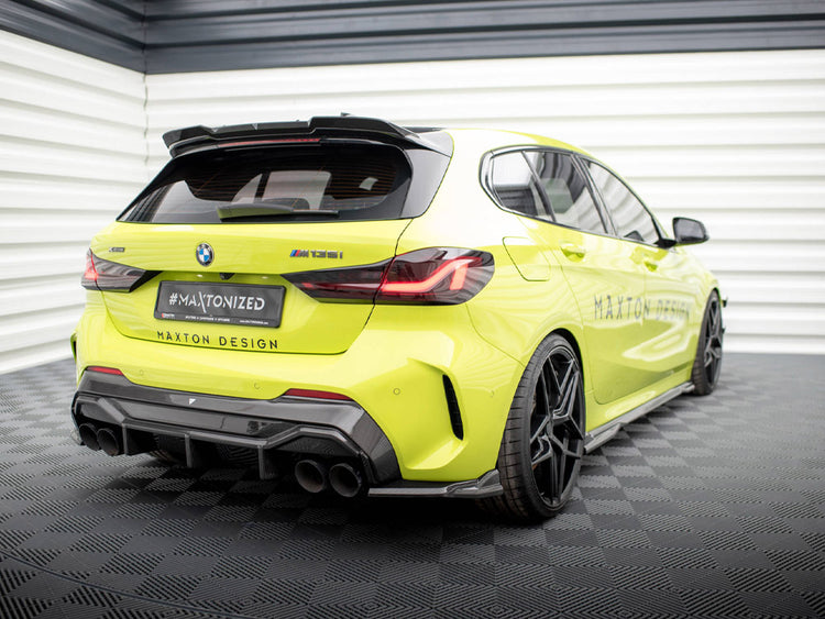 Carbon Fiber Rear Side Splitters Bmw 1 F40 M-pack / M135i - Wayside Performance