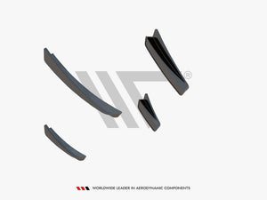Maxton Design Carbon Fiber Front Bumper Wings (Canards) BMW 1 F40 M-Pack / M135i - Wayside Performance
