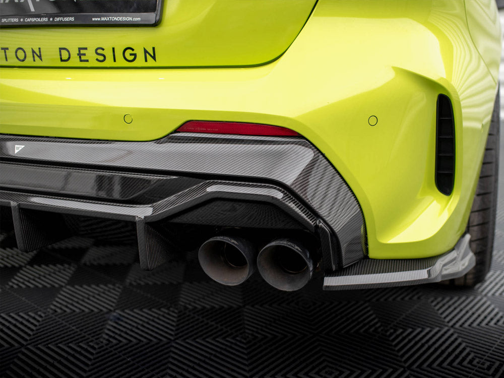 Carbon Fiber Rear Diffuser V.1 + Milltek Sport Exhaust Bmw 1 F40 M-pack / M135i - Wayside Performance