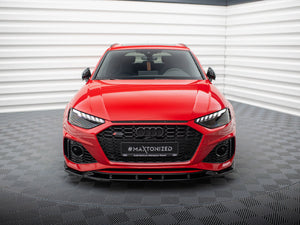 Maxton Design FRONT SPLITTER V.2 AUDI RS4 B9 FACELIFT - Wayside Performance