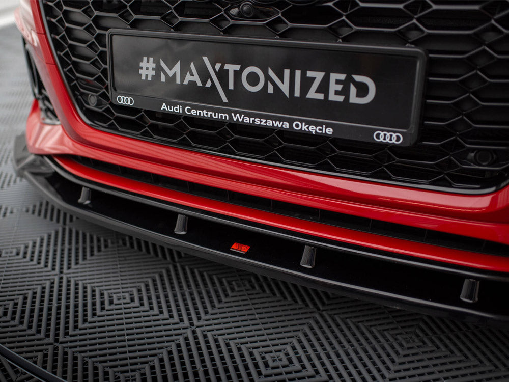 Maxton Design FRONT SPLITTER V.2 AUDI RS4 B9 FACELIFT - Wayside Performance 
