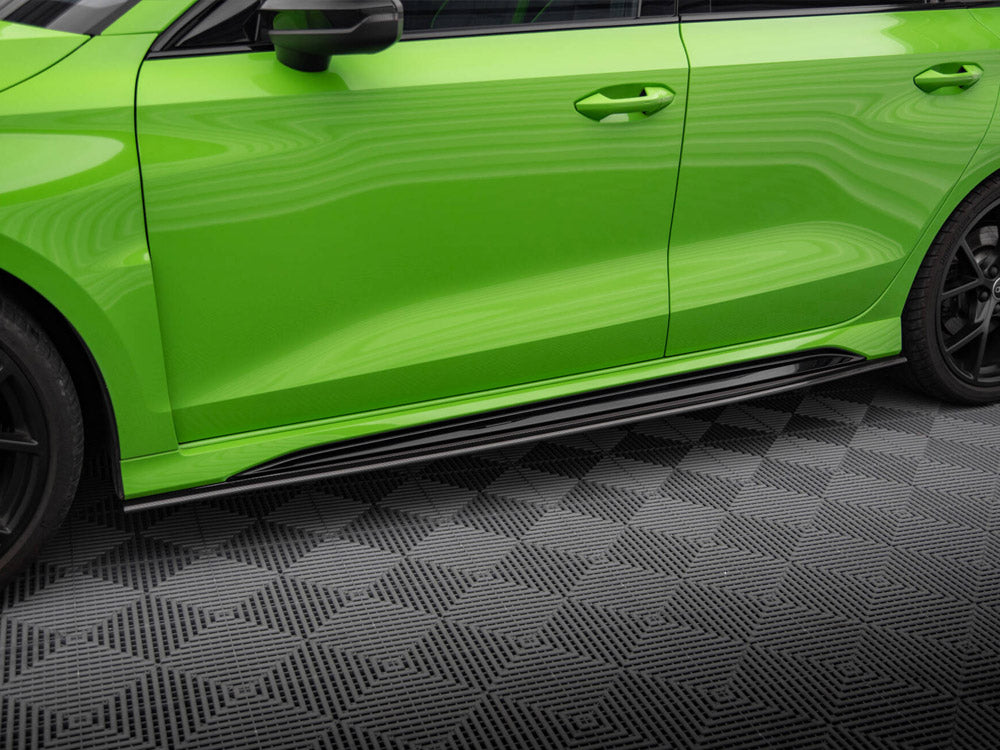 Carbon Fiber Side Skirts Audi Rs3 Sedan / Sportback 8y - Wayside Performance 