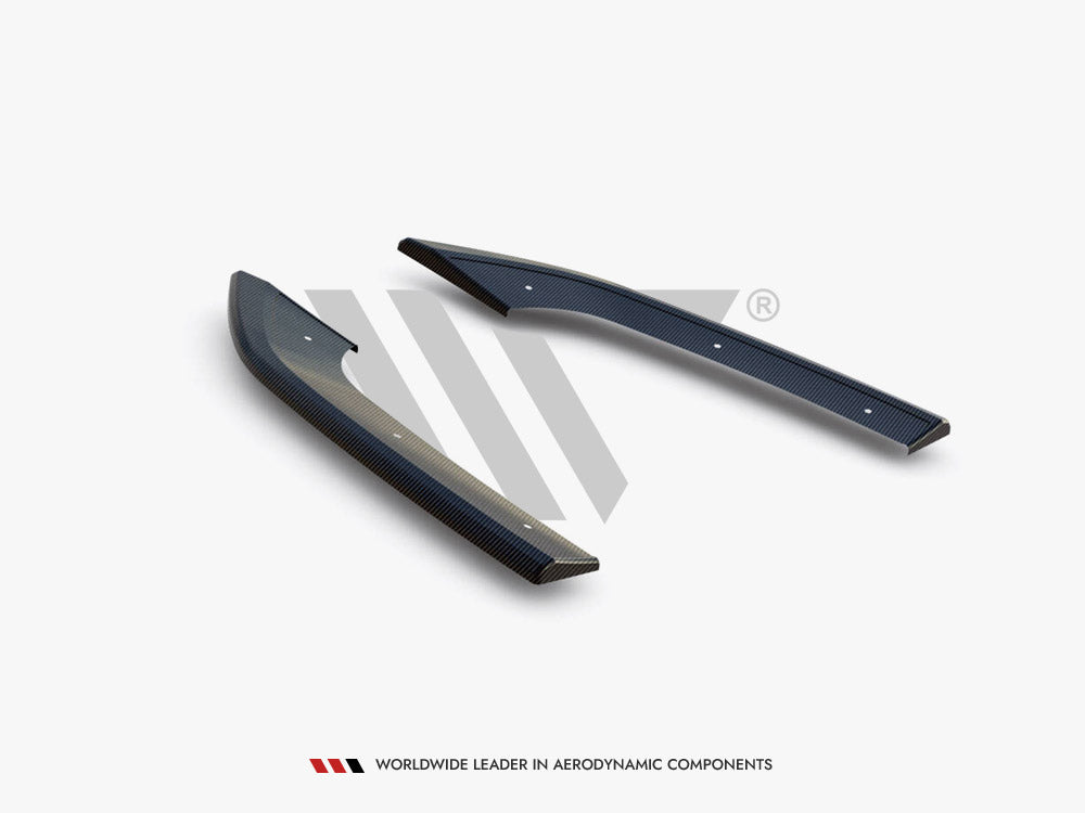 Carbon Fiber Rear Side Splitters Audi Rs3 Sedan 8y - Wayside Performance