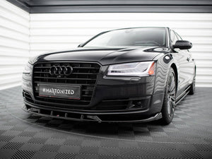 Maxton Design FRONT SPLITTER AUDI A8 D4 FACELIFT - Wayside Performance