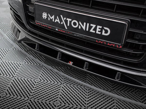 Maxton Design FRONT SPLITTER AUDI A8 D4 FACELIFT - Wayside Performance