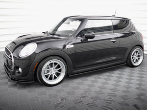 Maxton Design Side Skirts Splitters Mini Cooper S Mk3 Pre-facelift 3 Door (F56) (2014-2017) - Wayside Performance