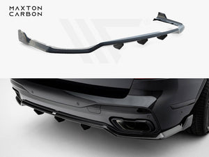 Carbon Fiber Rear Diffuser BMW X7 M-Pack G07 Facelift - Wayside Performance