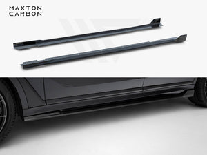 Carbon Fiber Side Skirts BMW X7 M-Pack G07 Facelift - Wayside Performance