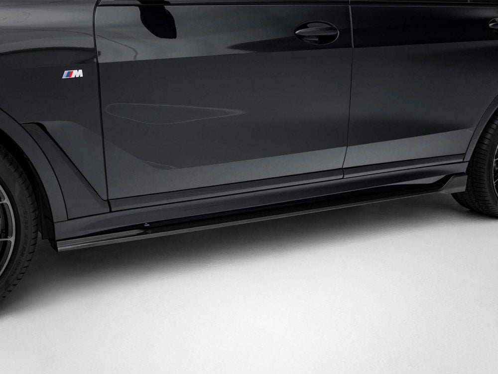 Carbon Fiber Side Skirts BMW X7 M-Pack G07 Facelift - Wayside Performance