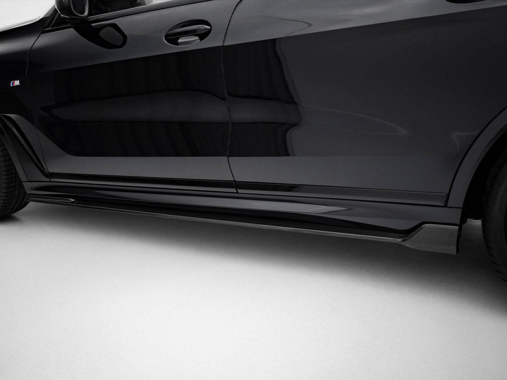 Carbon Fiber Side Skirts BMW X7 M-Pack G07 Facelift - Wayside Performance