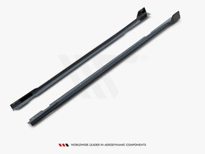 Carbon Fiber Side Skirts BMW X7 M-Pack G07 Facelift - Wayside Performance