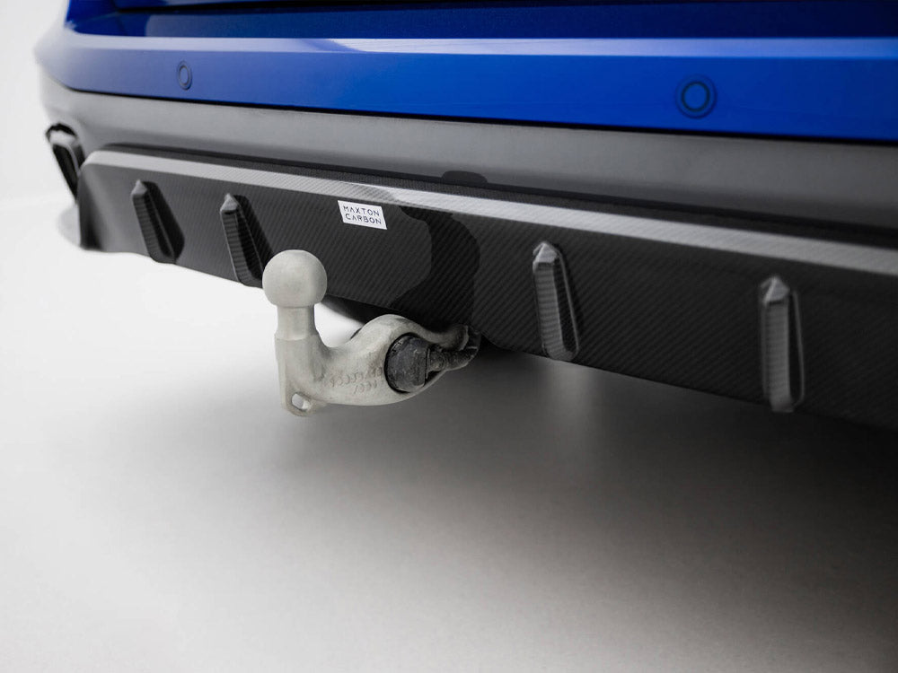 Prepreg Carbon Fiber Rear Diffuser BMW X5 M-Pack G05 Facelift - Wayside Performance