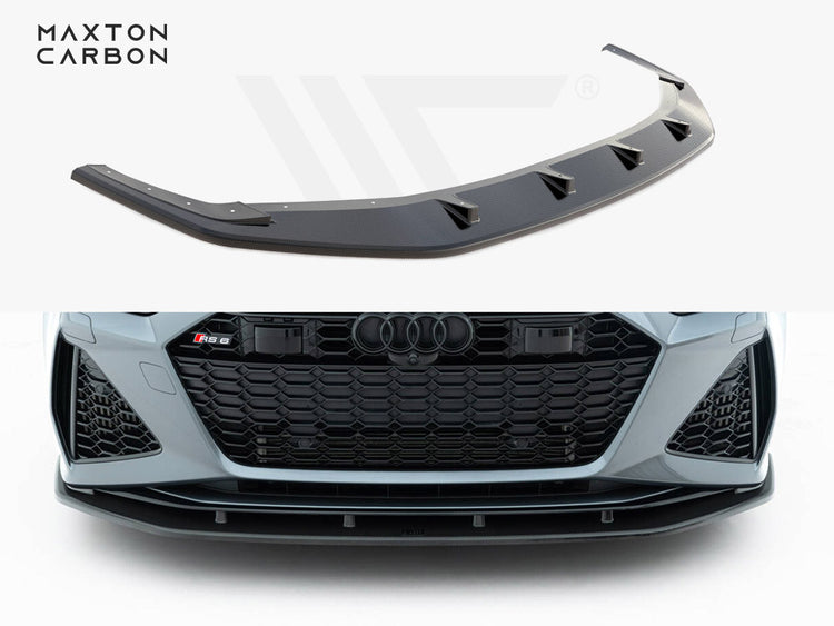 Carbon Fiber Front Splitter Audi Rs6 C8 / Rs7 C8 - Wayside Performance
