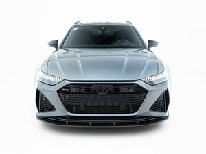 Carbon Fiber Front Splitter Audi Rs6 C8 / Rs7 C8 - Wayside Performance