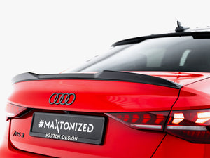 Maxton Design Spoiler CAP 3D Audi A3 / A3 S-Line / S3 / RS3 Sedan 8Y - Wayside Performance