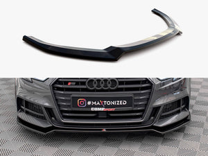 Maxton Design Front Splitter V.2 Audi S3 Sportback 8v Facelift - Wayside Performance