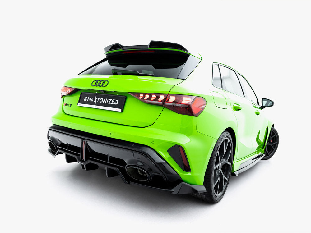 Maxton Design Rear Splitter (Vertical Bars) V.1 Audi RS3 Sportback 8Y Facelift - Wayside Performance