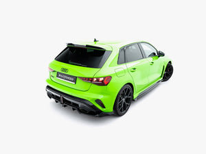 Maxton Design Rear Splitter (Vertical Bars) V.1 Audi RS3 Sportback 8Y Facelift - Wayside Performance