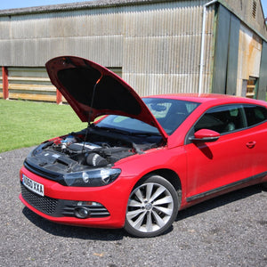 Ramair Performance Foam Induction Kit for 2.0 TSI TFSI MK6 GTI - Red Hose - Wayside Performance