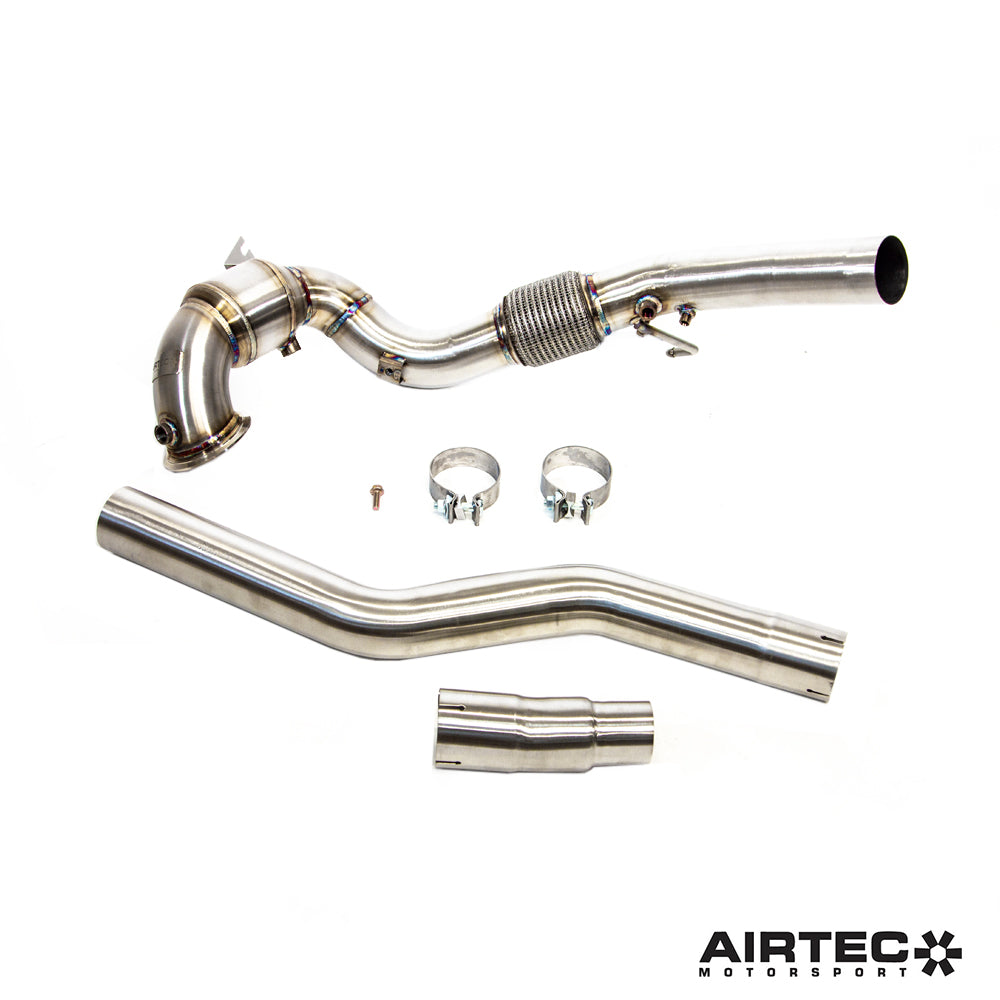 Airtec Motorsport 200 Cell Cat Downpipe for MK8 Golf R - Wayside Performance 