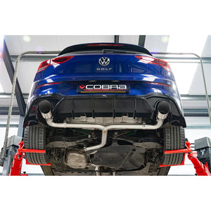 VW Golf R-Line (Mk8) 1.5 TSI (20>) 'GTI Style' Dual Exit Rear Box Section Performance Exhaust - Wayside Performance