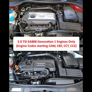 Performance Foam Induction Kit for 2.0 TSI TFSI MK6 GTI - Blue Hose - Wayside Performance