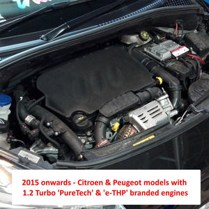 Ramair Performance Foam Induction Kit for 1.2 THP & VTI Citroen & Peugeot - Black Hose - Wayside Performance