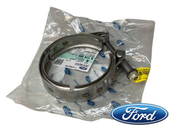 MK3 Focus ST ST250 2.0 Ecoboost turbo to downpipe clamp Genuine Ford - Wayside Performance 