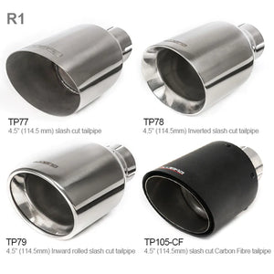 VW Golf R-Line (Mk8) 1.5 TSI (20>) 'GTI Style' Dual Exit Rear Box Section Performance Exhaust - Wayside Performance