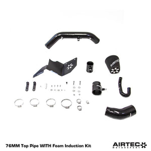 Filter Airtec Motorsport Rs-style 76mm Top Induction Pipe for Fiesta St180 - Wayside Performance