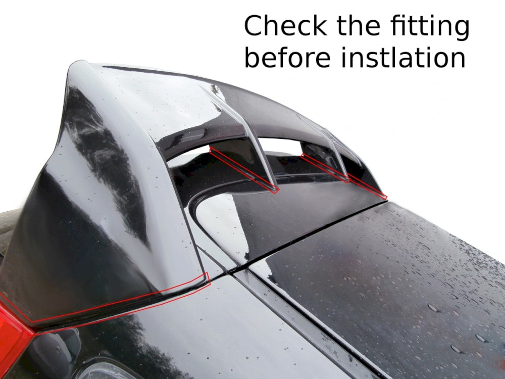 Roof Spoiler (Focus Rs Look) Ford Fiesta Mk7 - Wayside Performance