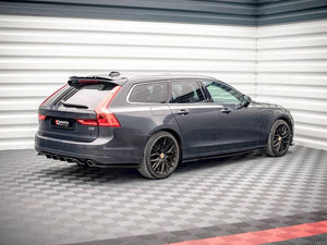 Central Rear Splitter V.1 (Vertical Bars) Volvo V90 Mk2 - Wayside Performance
