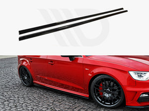 Maxton Design Side Skirts Diffusers Audi S3 / A3 S-line 8v / 8v Fl Sportback - Wayside Performance