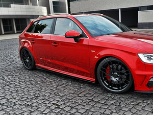 Maxton Design Side Skirts Diffusers Audi S3 / A3 S-line 8v / 8v Fl Sportback - Wayside Performance